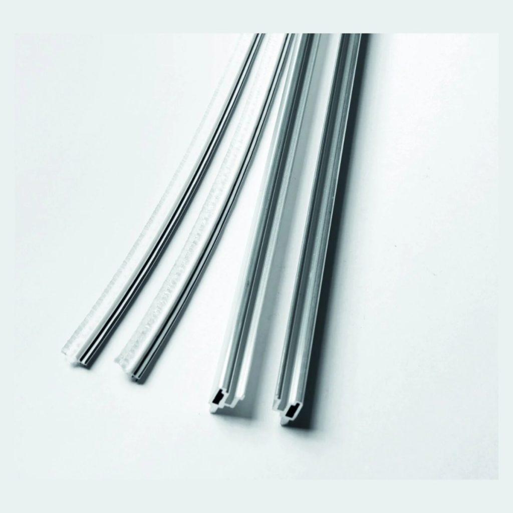 LINEAR - KIT RIDUTTORE LUCE DI PASSAGGIO PER PORTE IN VETRO