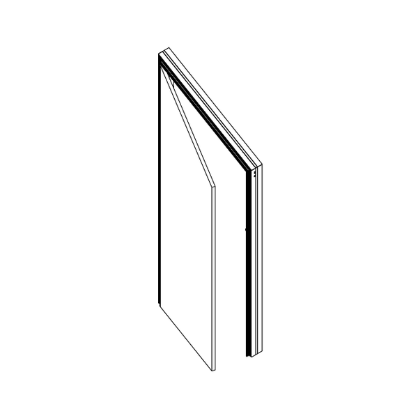 Anta singola Trapezoidale 3 lati