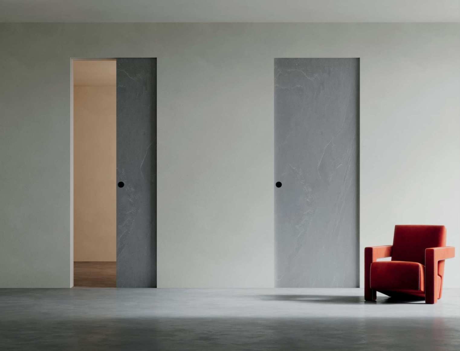 Sostituire la porta a battente con una scorrevole: come recuperare spazio con Linear® Scorrevole